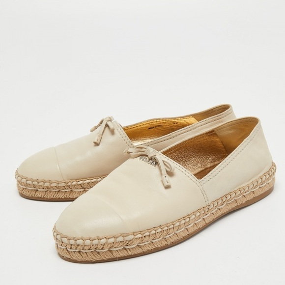 Prada Cream Espadrilles like new - Picture 1 of 7
